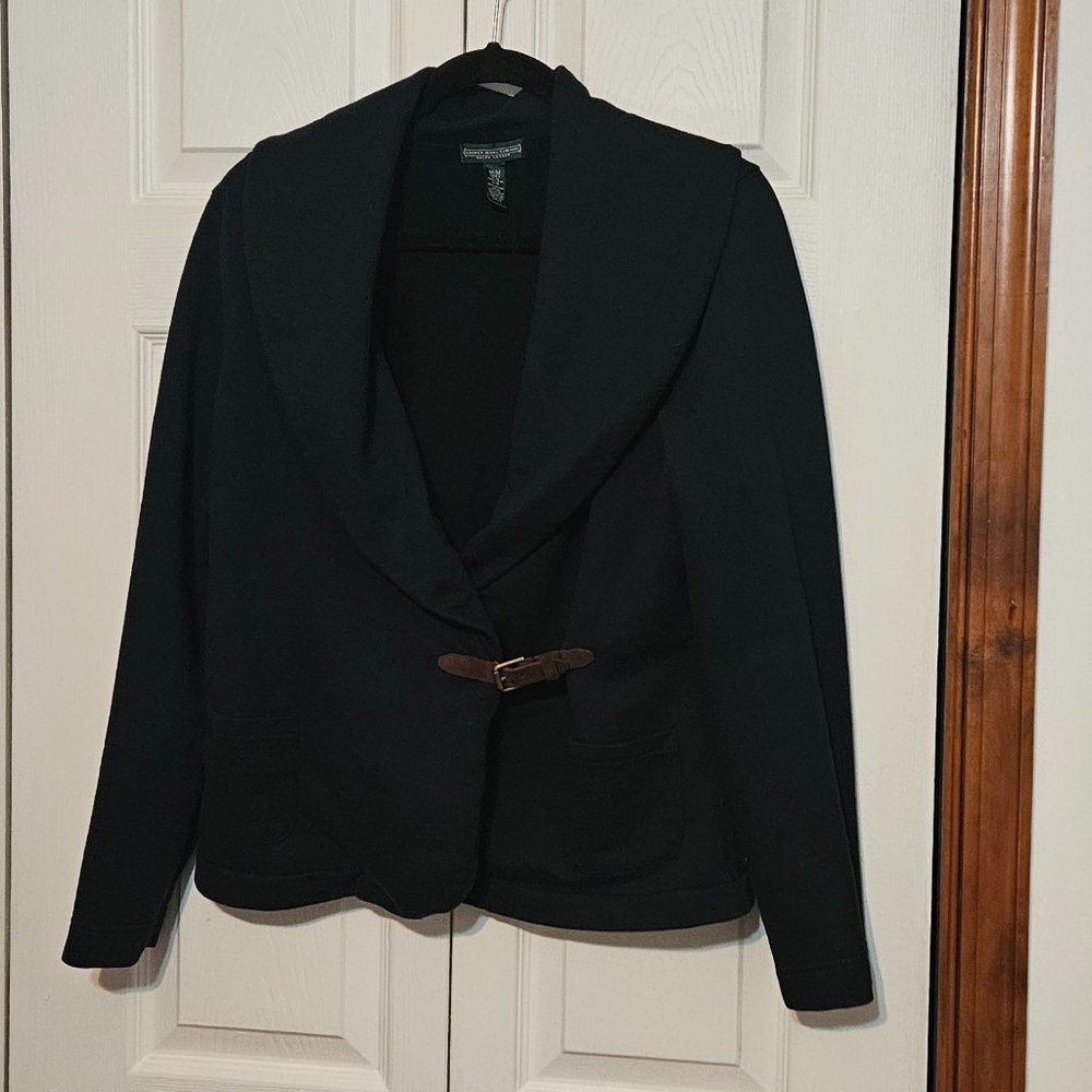 Ladies Lauren Jeans Company Knit Blazer Size Medium